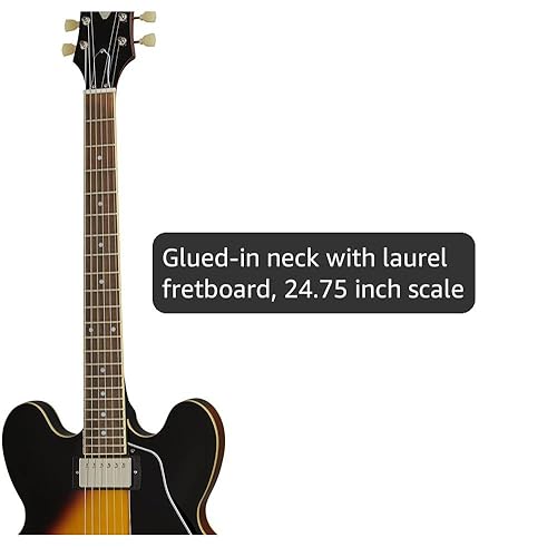 Amazon.com: Epiphone ES335 Semi Hollowbody, Vintage Sunburst